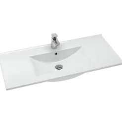 Scanbad Amber Vask 101x45,5 cm porcelæn hvid