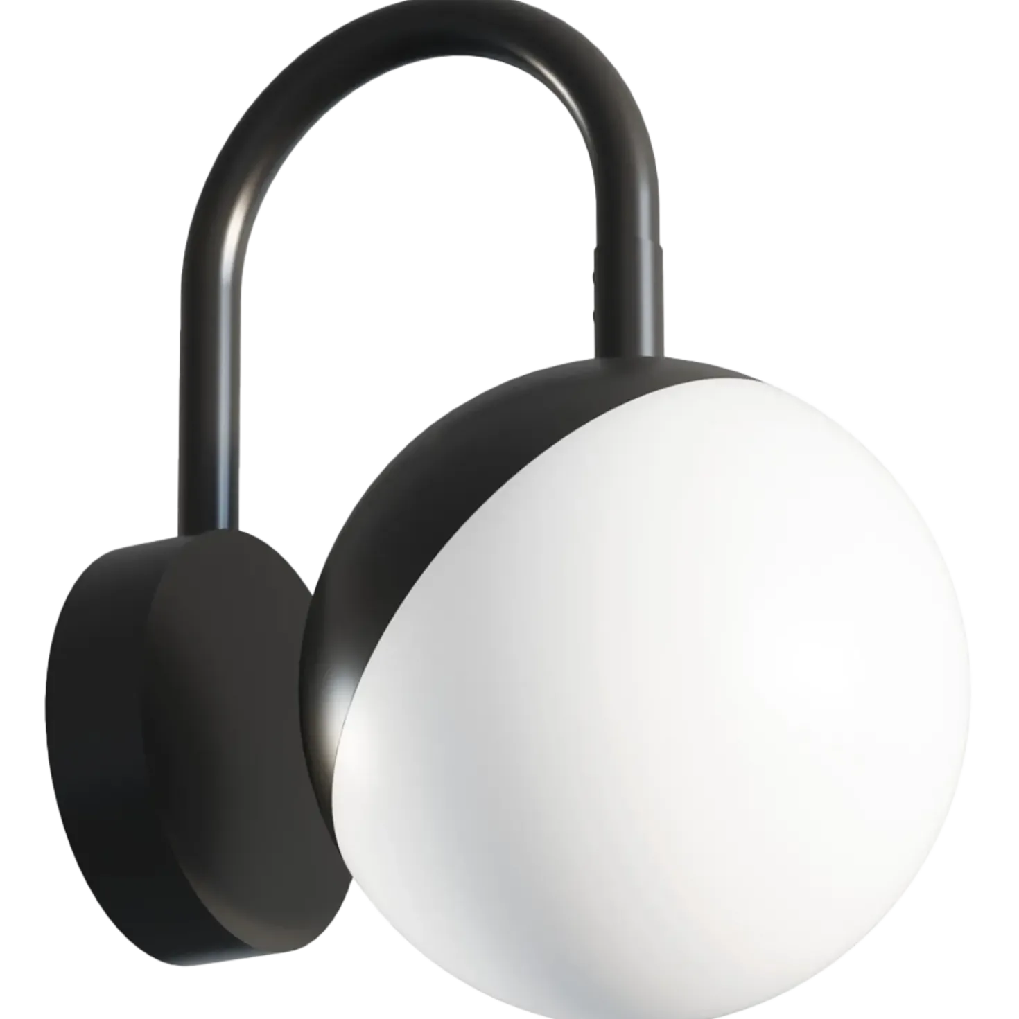 Scanbad Bright lampe (3-i-1) LED Ø120mm sort mat