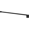Scanbad brusestang 120 cm mat sort