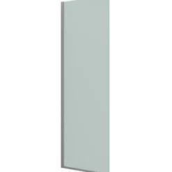 Scanbad brusevæg D 79x197,8cm børstet satin/isglas