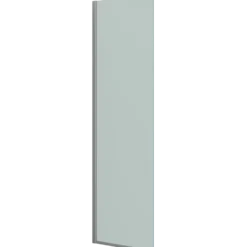 Scanbad brusevæg D 69x197,8cm børstet satin/isglas