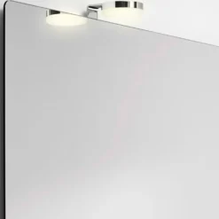 Scanbad Delta spejl med LED-lys og lysstyring 120x80 cm
