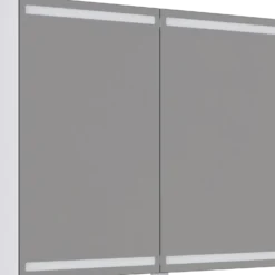 Scanbad Level spejlskab 100x80cm mat hvid