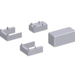 Scanbad Match afstandsstykker 2x6 mm dør/fast væg krom