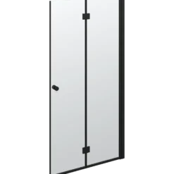 Scanbad Match foldbar brusedør 99x200 cm mat sort