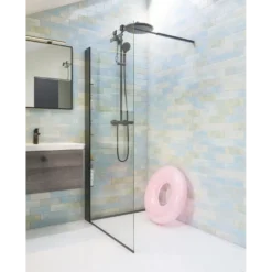 Scanbad Tower m/5 hylder t/Flexi D sort