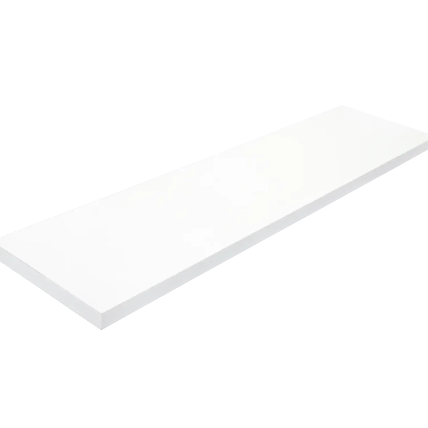 Scandiwood hylde hvid 22x400x1200 mm