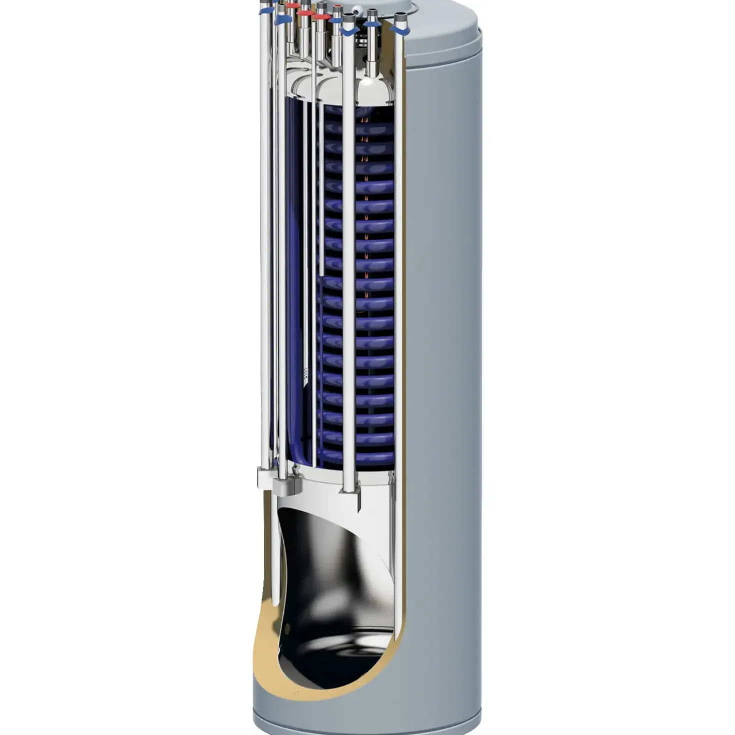Scantherm combitank varmtvandsbeholder/buffer 180/85L