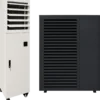 Scantherm Quick install 16 kW luft til vand varmepumpe m/mobil kalorifer