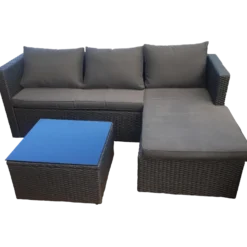 Sejerø sofasæt med bord sort