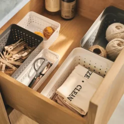 Seoul basket hvid S