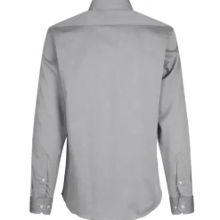 Seven seas Fine twill modern skjorte silver grey str. M