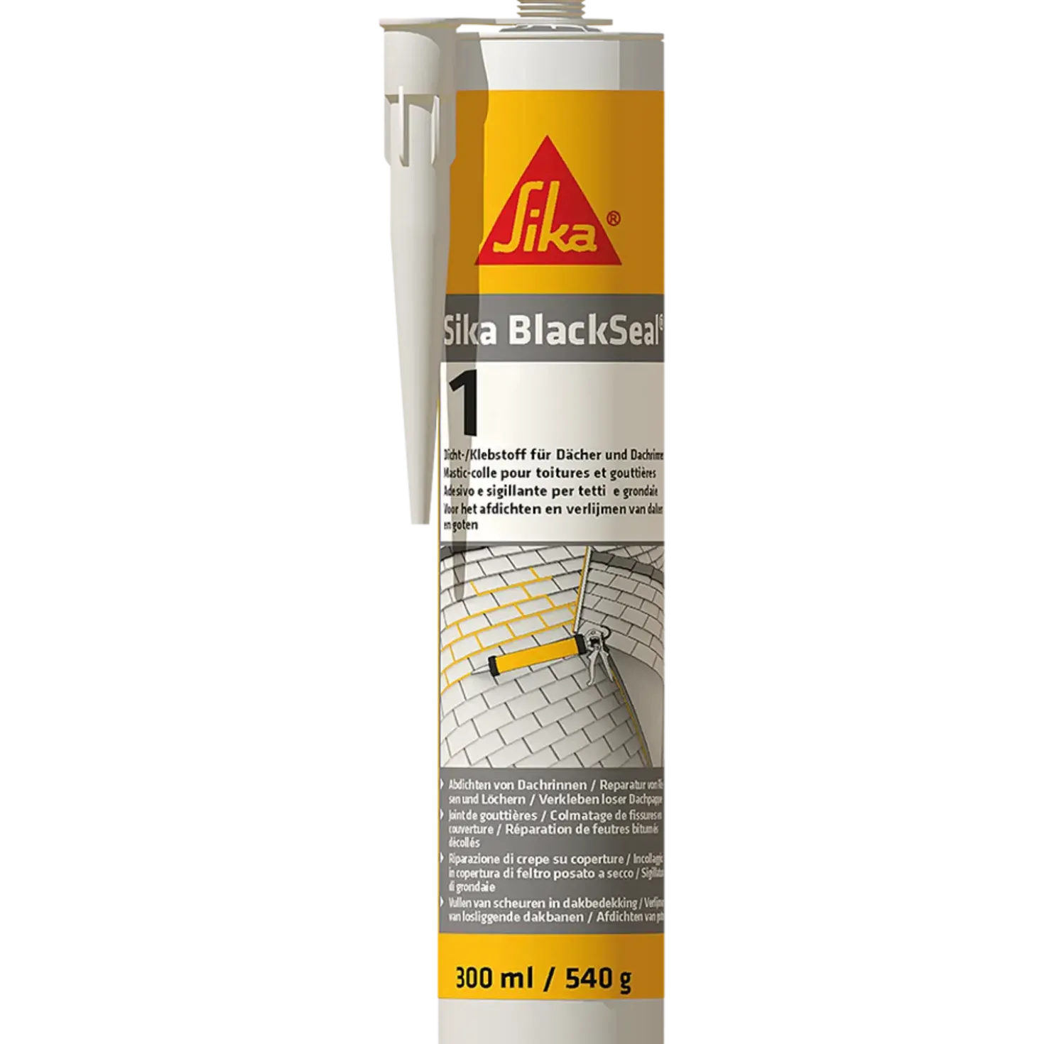 Sika BlackSeal-1 plastisk fugemasse sort 300 ml