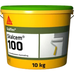 Skalcem 100 cementbaseret murmaling mellemgul 10 kg