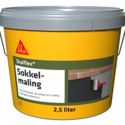 Skalflex sokkelmaling lysegrå 2,5 L