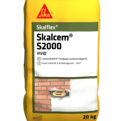 Skalflex Vandskuringsmørtel Skalcem S2000-01 hvid 20 kg