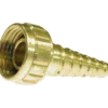 Slangeforskruning 1/2" kronisk messing