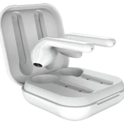 Slim Pod høretelefoner m/bluetooth og opladnigsbase hvid