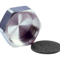 Slutmuffe R10 3/8" m/pakning krom