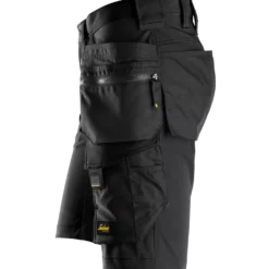 Snickers 6175 Allroundwork shorts 4-vejs stretch m/hylsterlommer sort str. 46