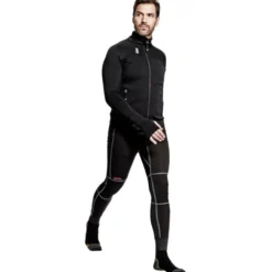 Snickers Body Mapping microfleece jakke sort str. XL
