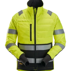 Snickers hi-vis letvatteret jakke gul/sort str. XL