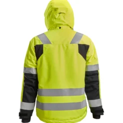 Snickers vandtæt jakke gul/sort str. 2XL