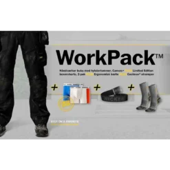 Snickers 3214 Workpack arbejdsbukser med tilbehør sort str. 52