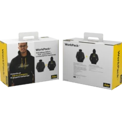 Snickers workpack pilejakke + hættetrøje sort 3XL