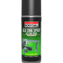 Soudal alu zink spray, koldgalvanisering blank 400 ml