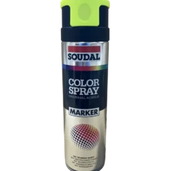 Soudal markerings spray 500 ml gul