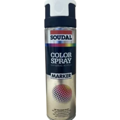 Soudal markerings spray 500 ml hvid