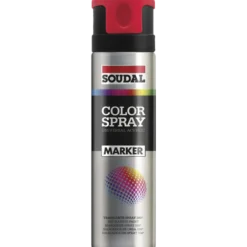 Soudal markerings spray 500 ml rød