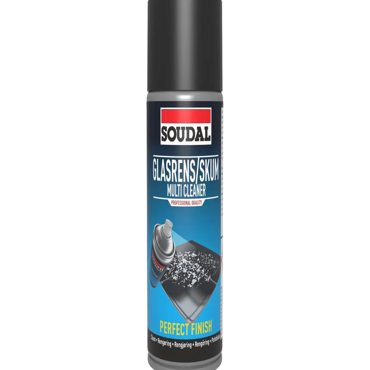 Soudal rensemiddel glasrens/skum 750 ml