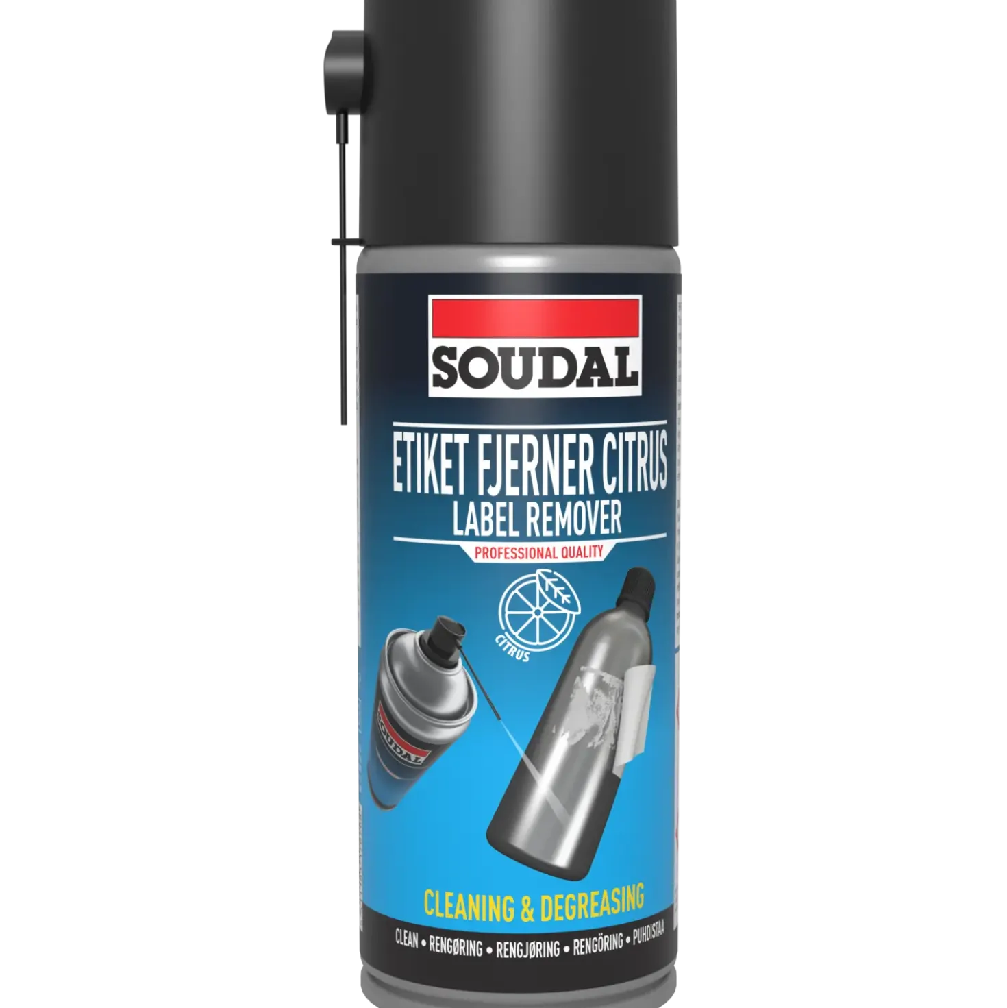 Soudal rensemiddel og etiketfjerner Citrus 400 ml