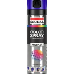 Soudal spraymaling coluorspray fluo blå 500 ml