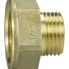 Spidsmuffe 1/2"x3/4" messing