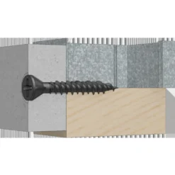 Spit P-Screw FWS fibergipsskrue løse 3,9x30 mm sort elforz. 1000 stk.