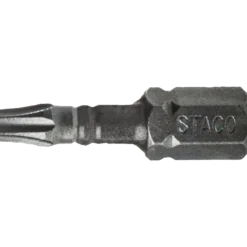 STACO bits 1/4"x25 mm TX15 Heavy duty torsion 8 stk