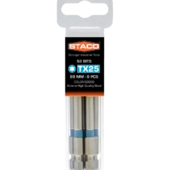 STACO bit TX25 89 mm farvekode blå 8 stk