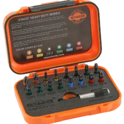 Staco Heavy Duty bitssæt 17 dele m/bitsholder
