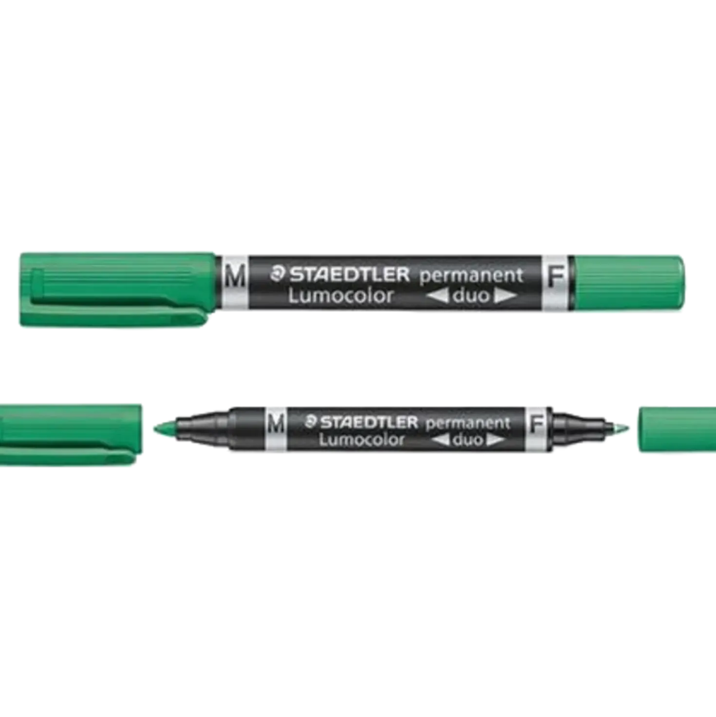 Staedtler pemanent marker duo fin/mellem grøn