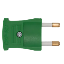 Stikprop flad 250V grøn