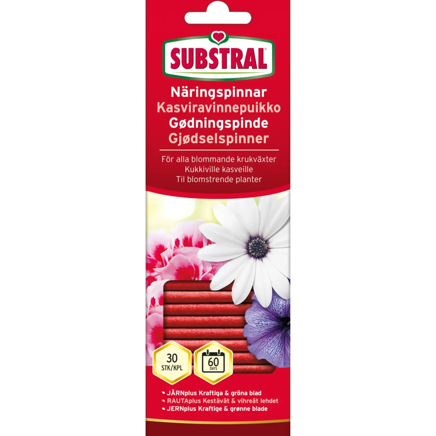 Substral gødningspinde t/blomster 30 stk