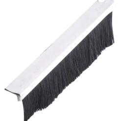 Svalk børstetætningsliste F-form 24 mm x 1 m hvid