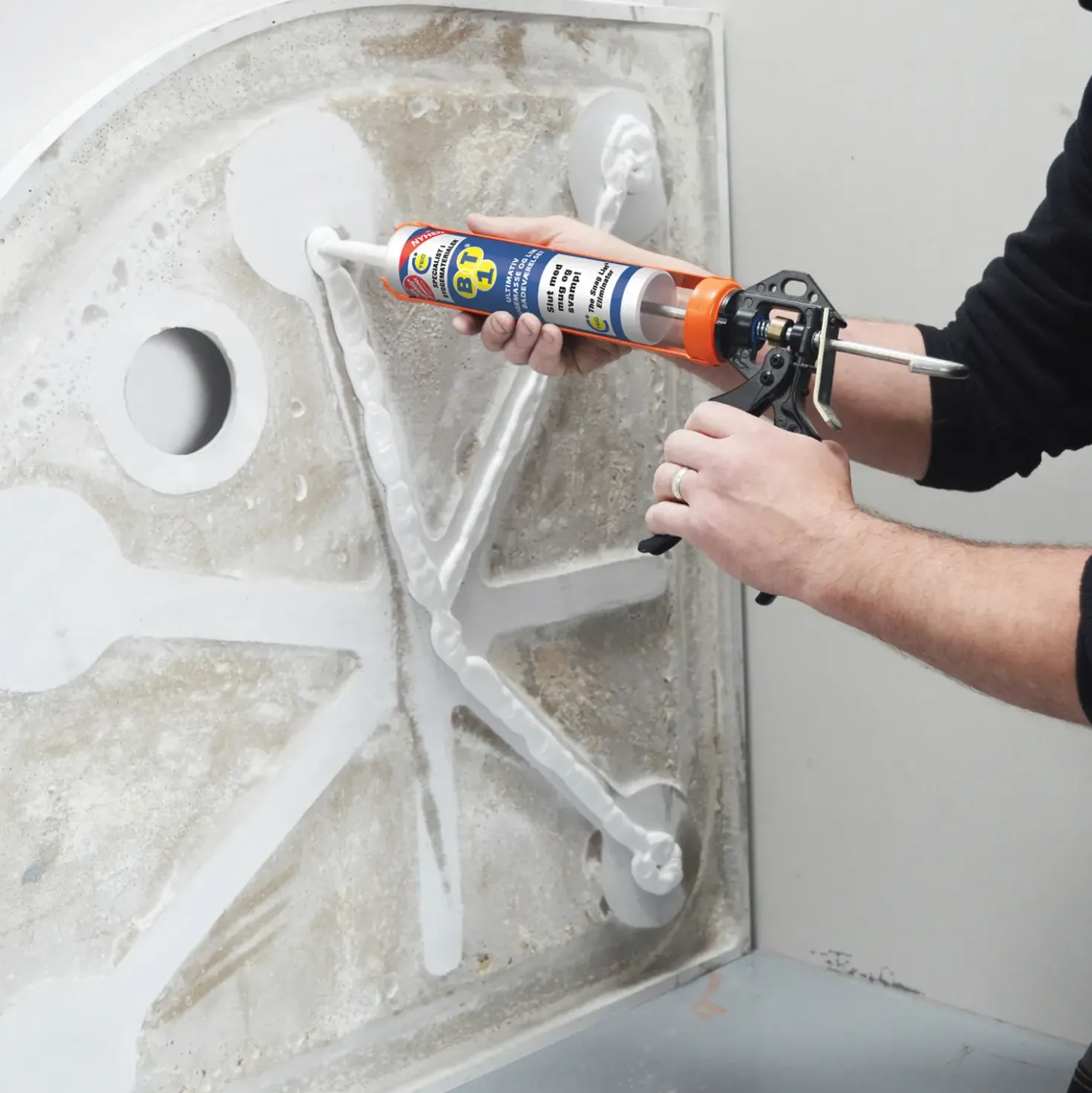 Svalk BT1 polymer fugemasse lysegrå 290 ml