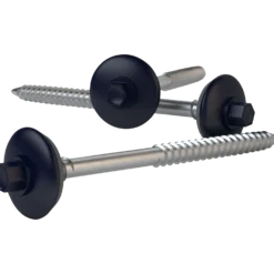 Swisspearl 100 tagskrue m/EDPM skive 6x100 mm sortblå 100 stk