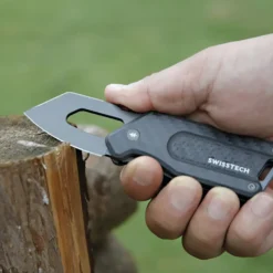 SwissTech Stämmig foldekniv med kuglelejer og carbonfiber