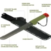 SwissTech The Hacken machete 30,5 cm