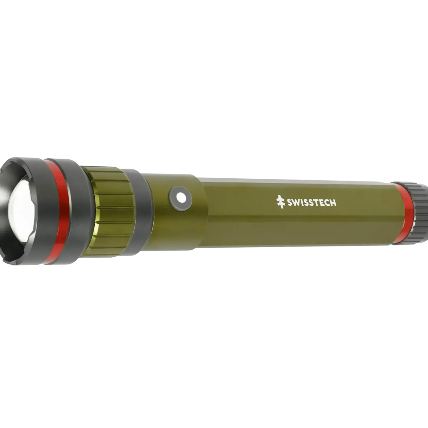 Swisstech Zuverlässig lommelygte m/powerbank 6500 lumen